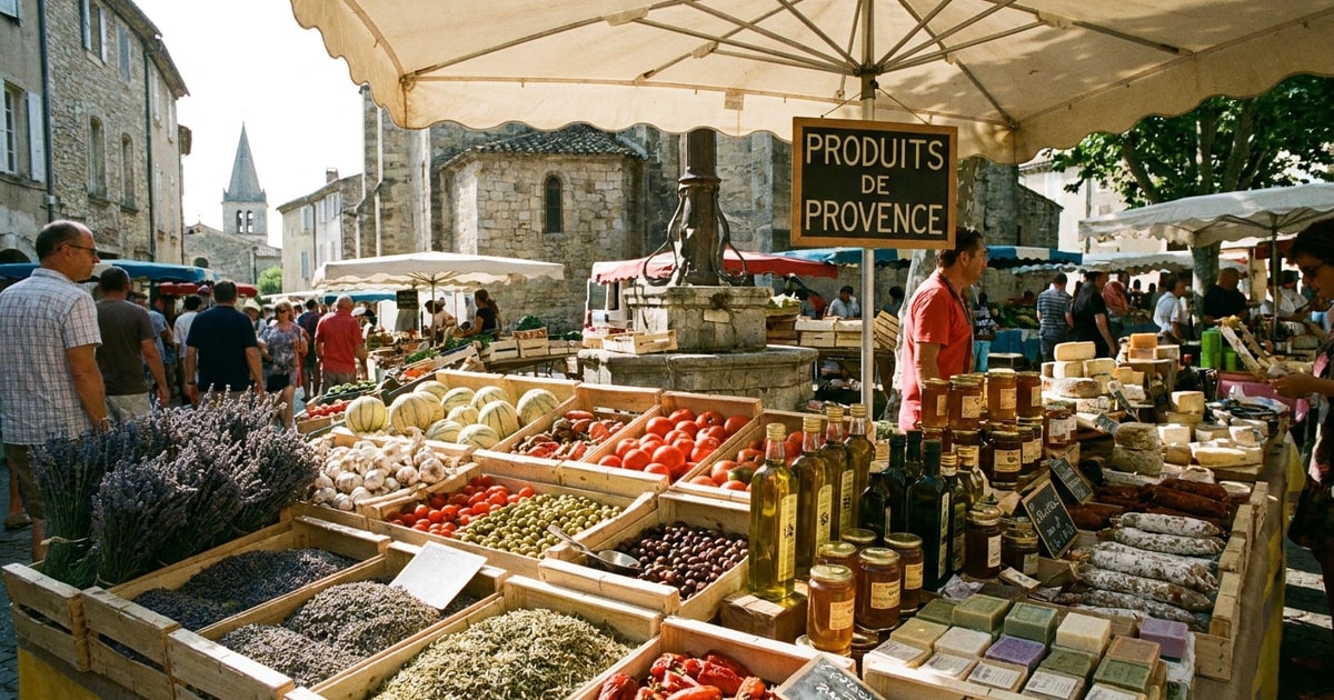 Marché de Forcalquier : la provence authentique 