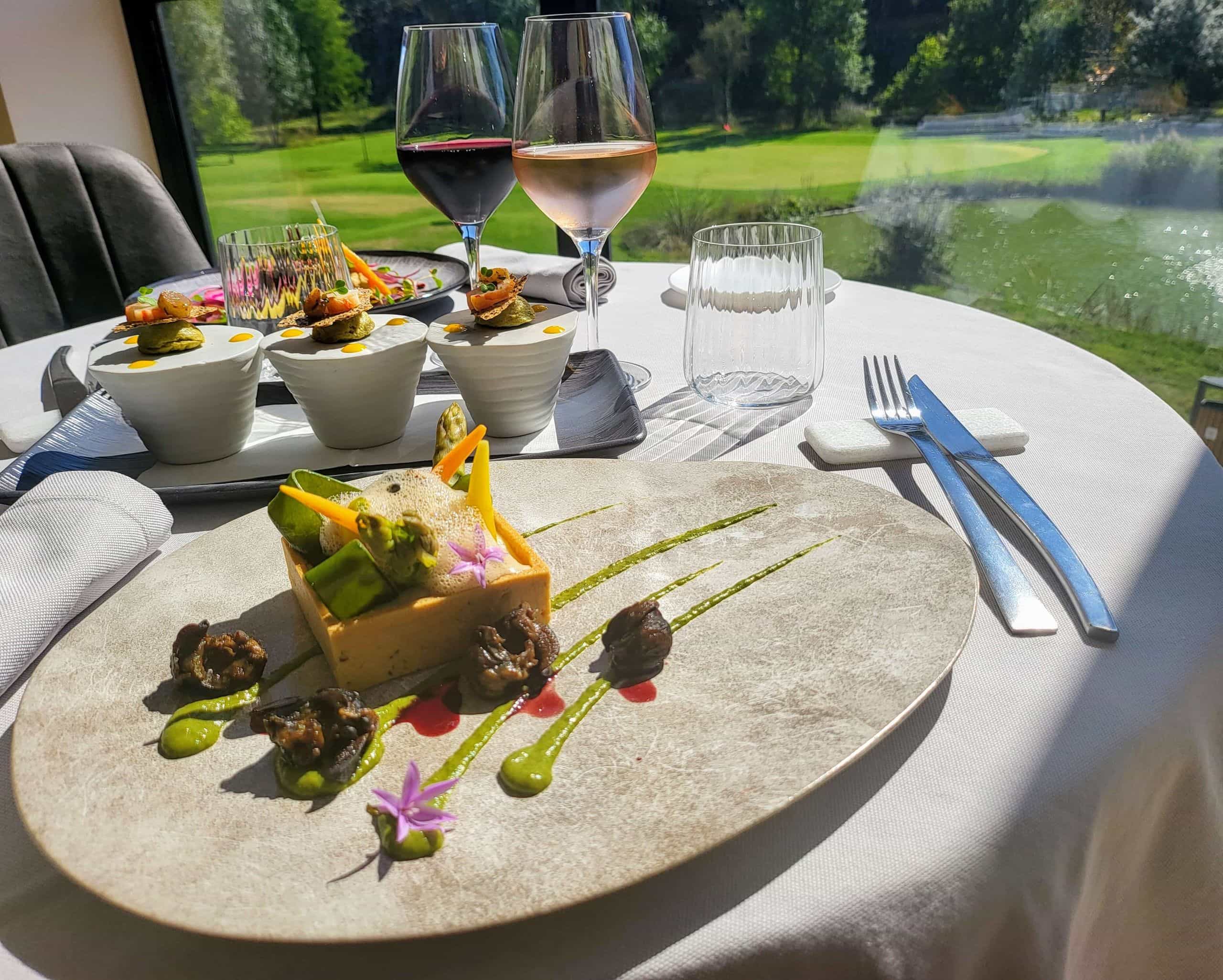 Domaine Ribiera — plat gastronomique du restaurant Le Ribiera