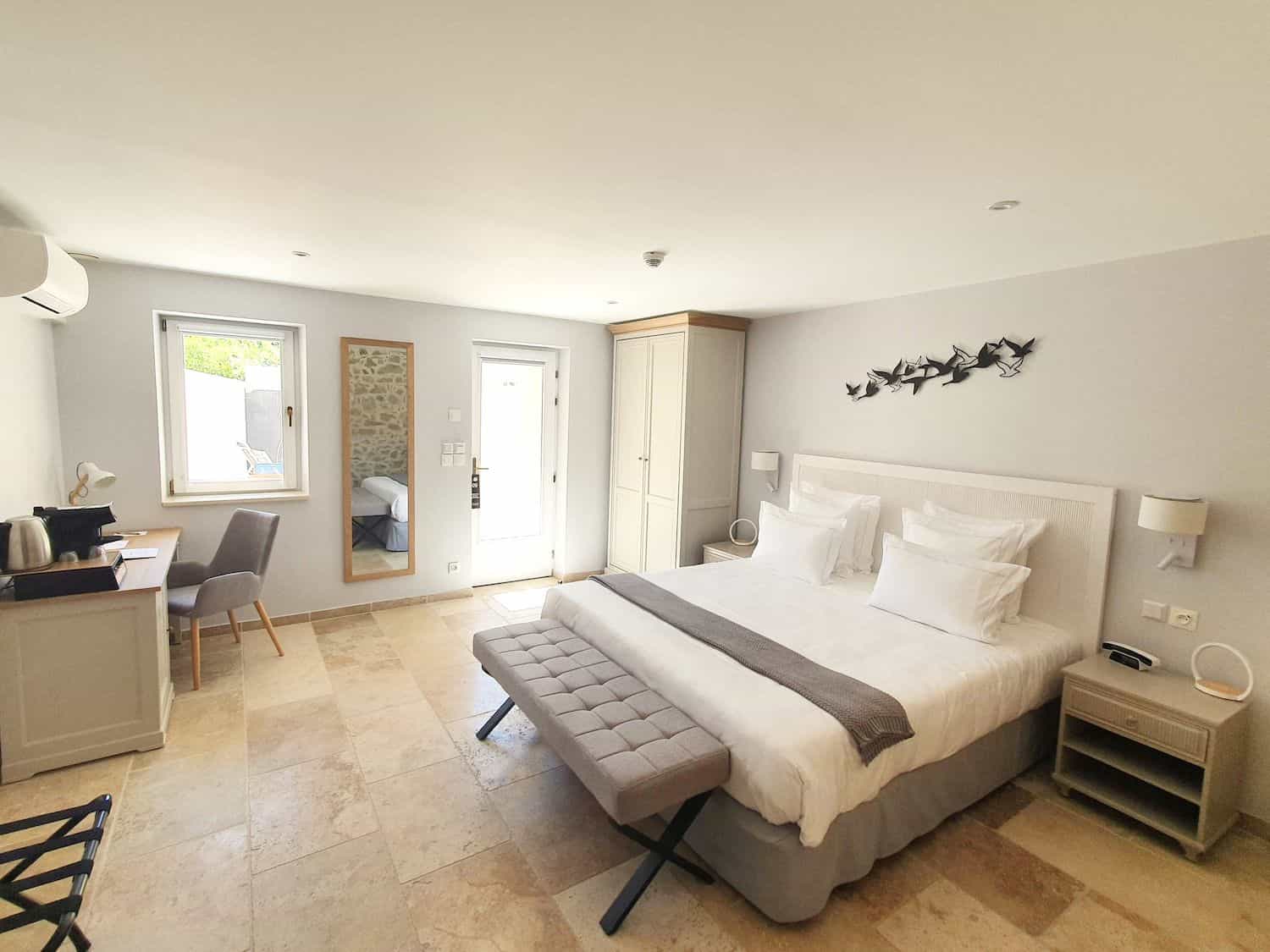 Hôtel Domaine Ribiera — chambre du Domaine Ribiera, vue jardin