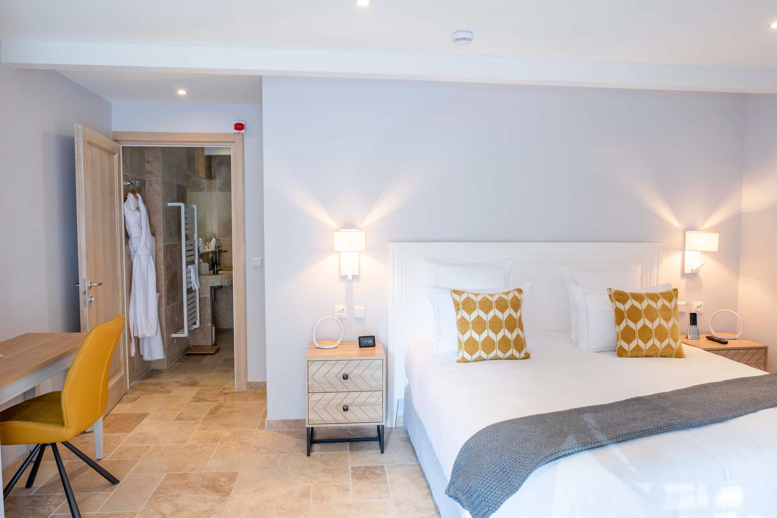 Hôtel Domaine Ribiera — chambre du Domaine Ribiera, vue jardin