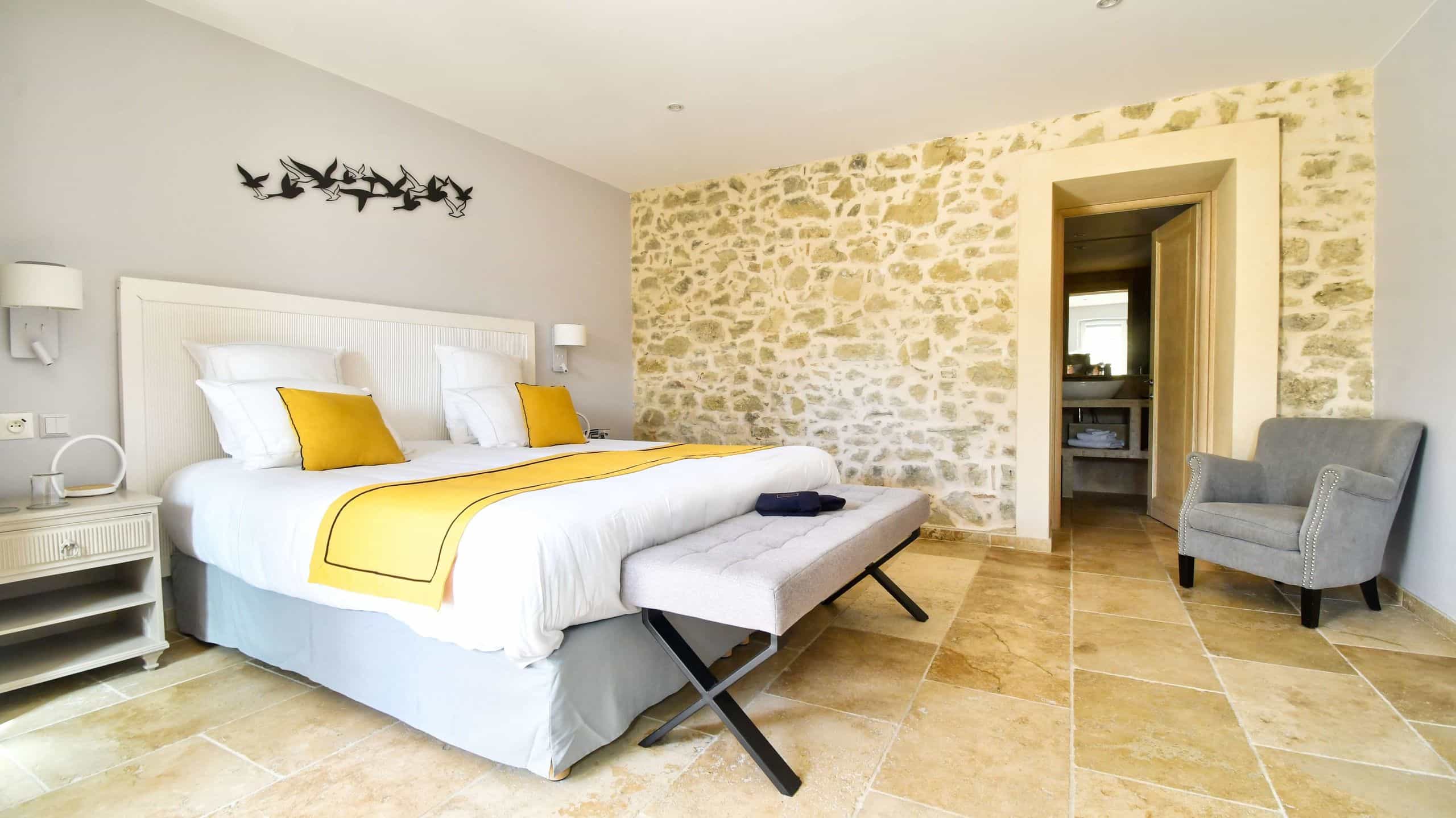 Hôtel Domaine Ribiera — chambre du Domaine Ribiera, vue jardin