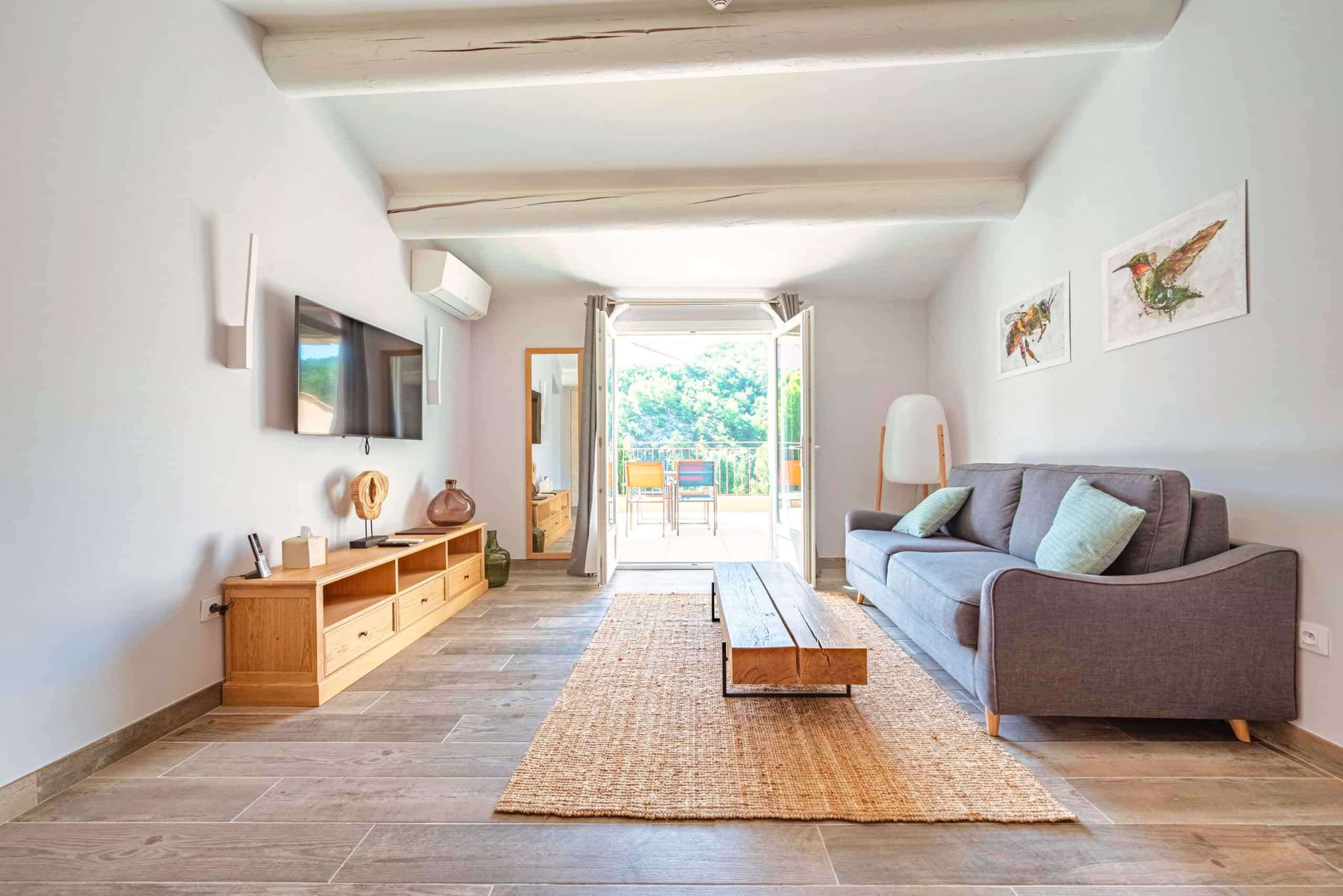 Hôtel Domaine Ribiera — chambre du Domaine Ribiera, vue jardin