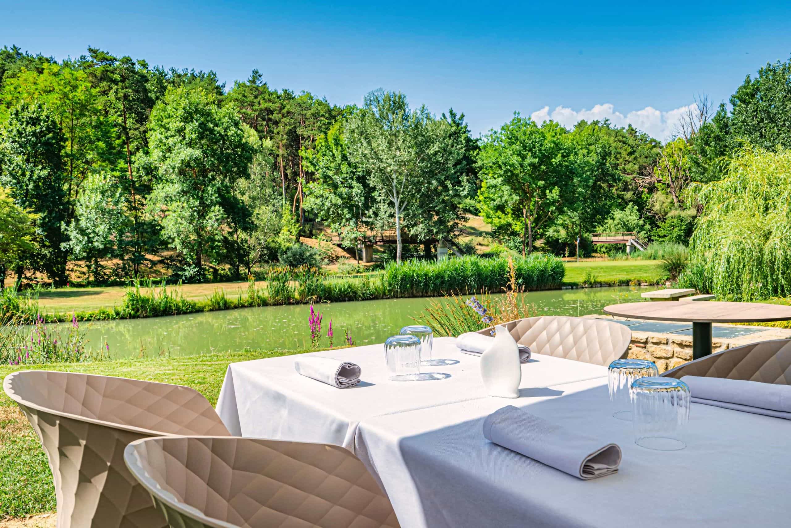 Terrasse vue golf